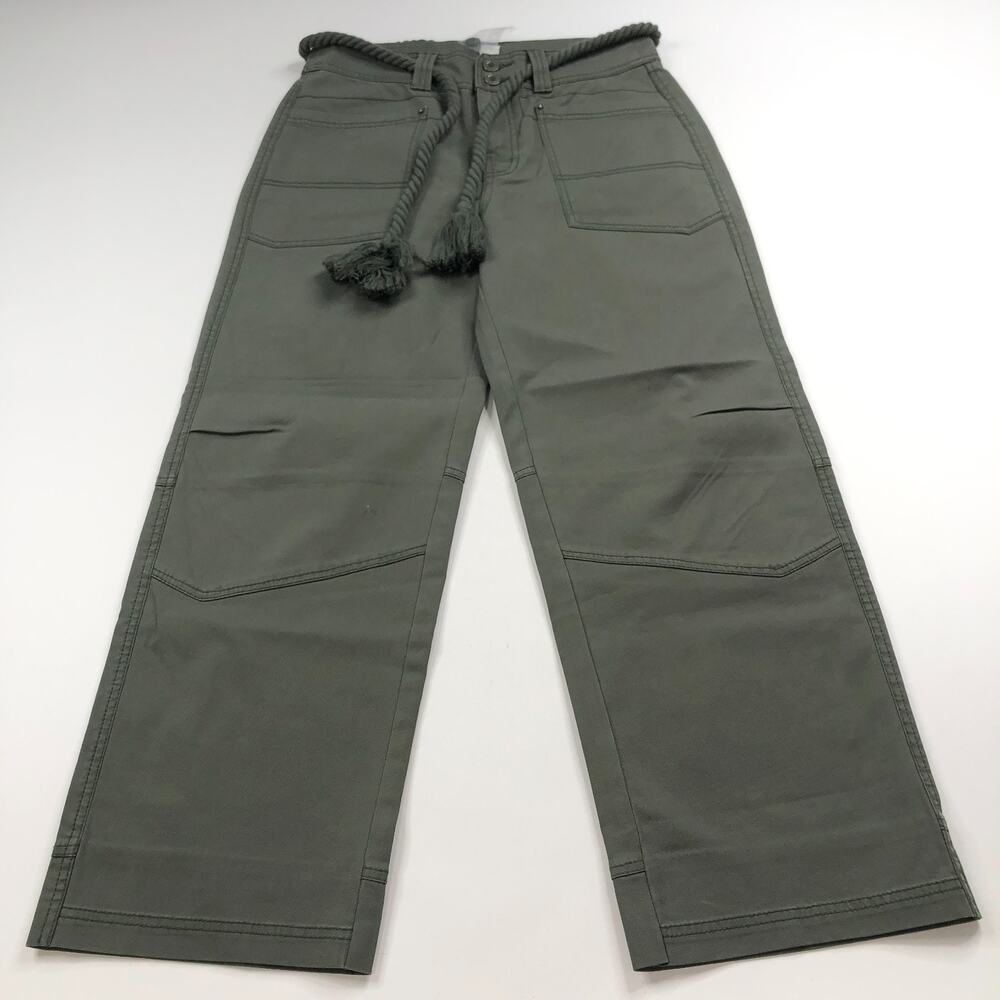 Sundance 4 (Fit 29W 26L) High Rise Straight Cargo Pants Green